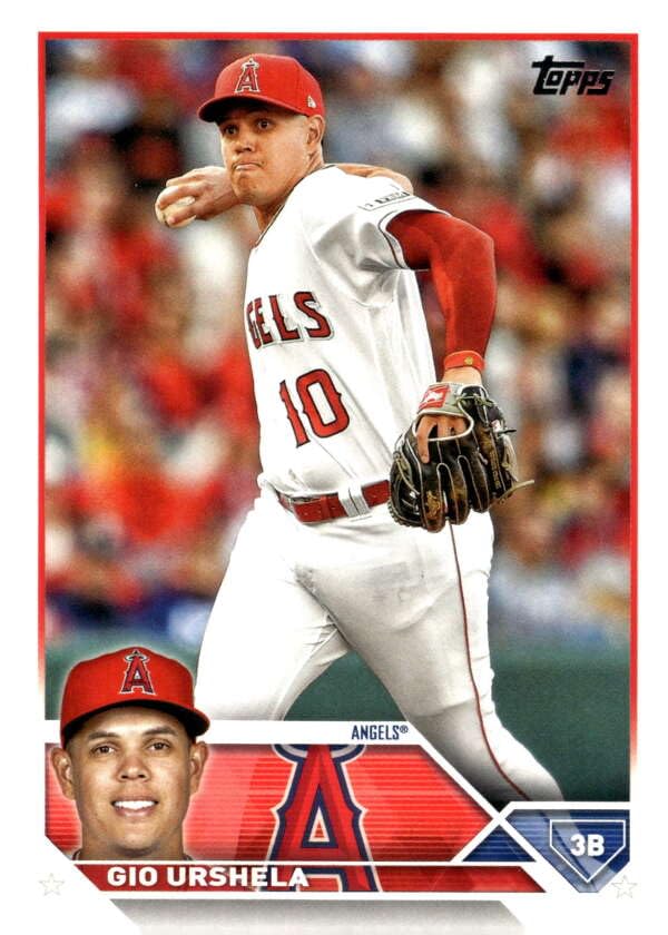 2023 Topps Update Series #US259 Gio Urshela NM-MT Los Angeles Angels Baseball Trading Card MLB