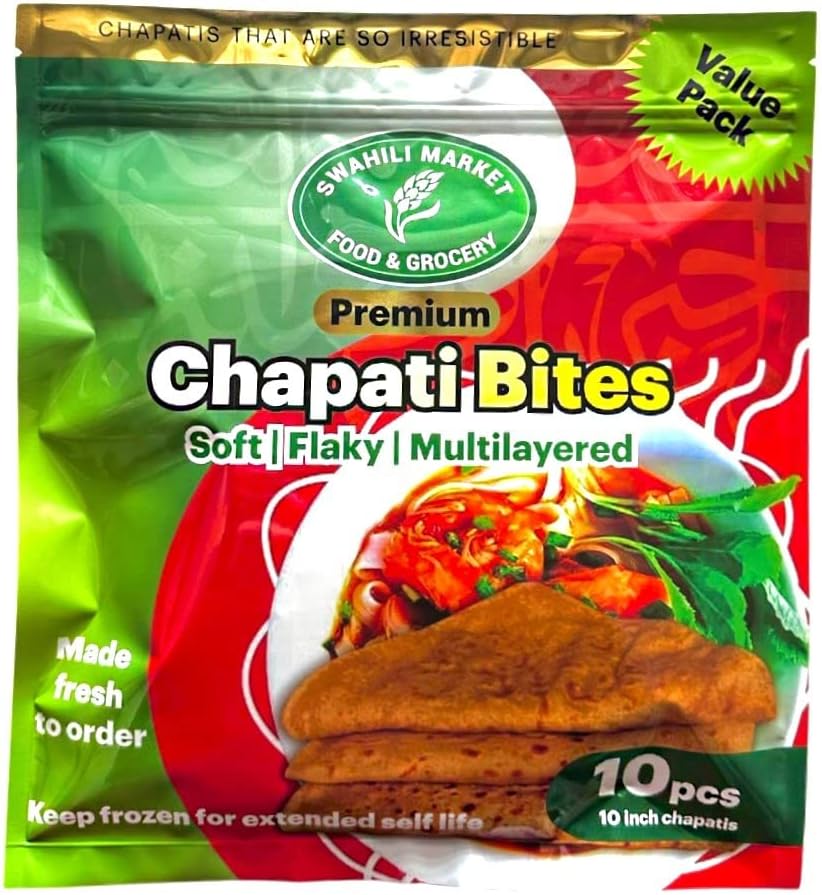 Swahili Market Premium Chapati Bites | Pre Made the East African Style