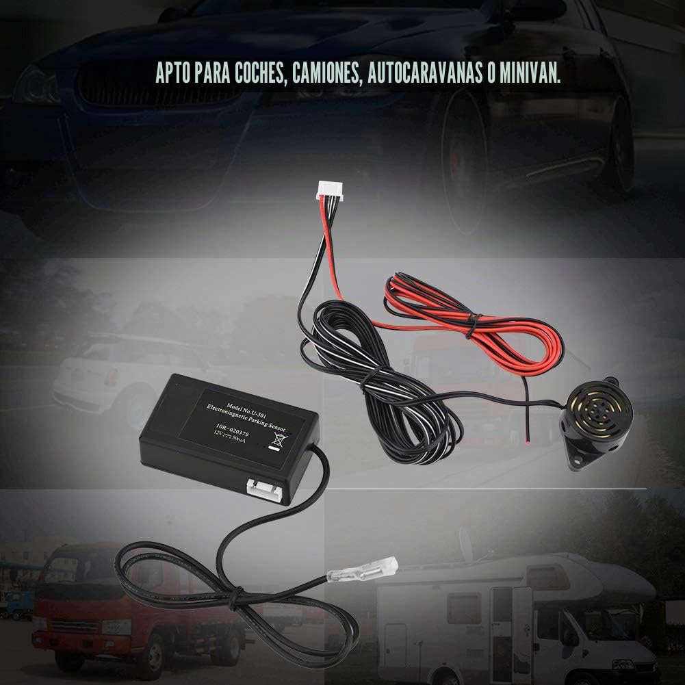 Sensor de Estacionamiento Electromagnético, Sensor de Coche Inalámbrico de Radar de Inducción Electromagnética para Coche Camión RV G Estacionamiento de Alarma de Marcha Atrás