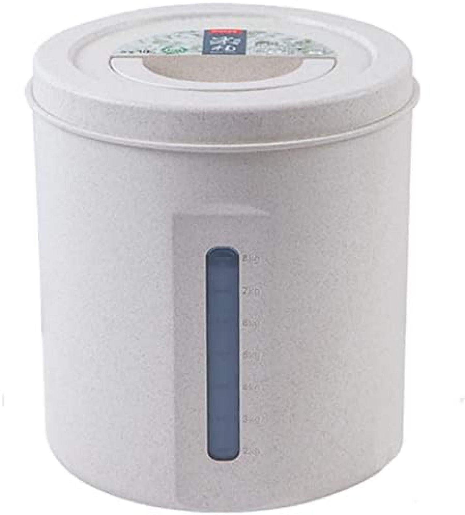 Rice Bin 4kg/8kg Airtight Rice Bin Stylish Rice Stocker Rice Storage Container Rice Storage Rice Bin Large Capacity Insect Proof Moisture Proof Measuring Cup Included Lightweight Clean Kitchen Storag