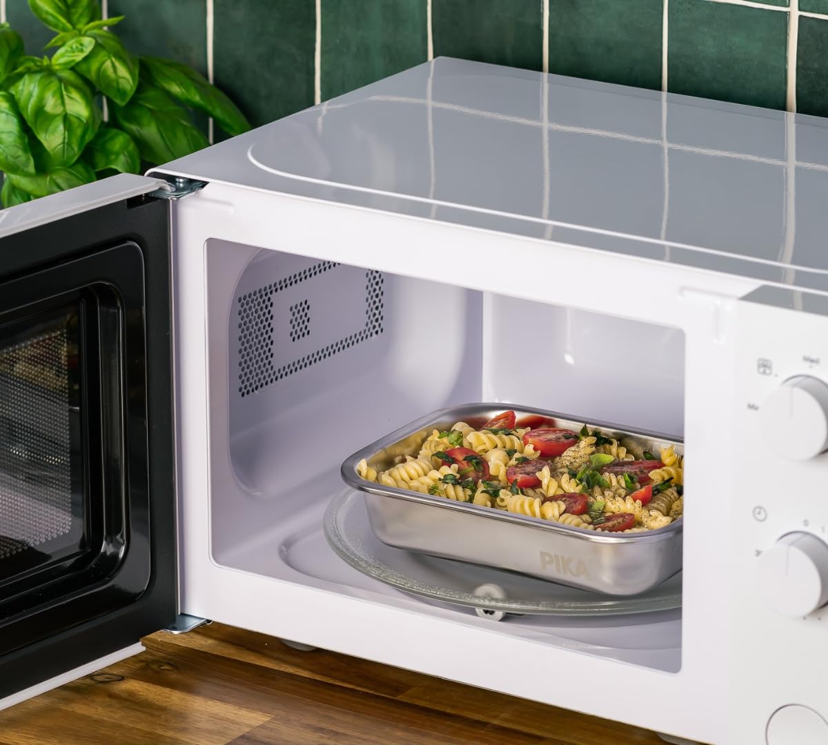 PIKA° Premium Edelstahl-Frischhaltebehälter-Vorratsdosen Set (7-tlg.) | Mikrowellen- & Ofenfest | Luftdichte Frischhaltedosen für Meal Prep & Batch Cooking | Spülmaschinenfest & BPA-frei