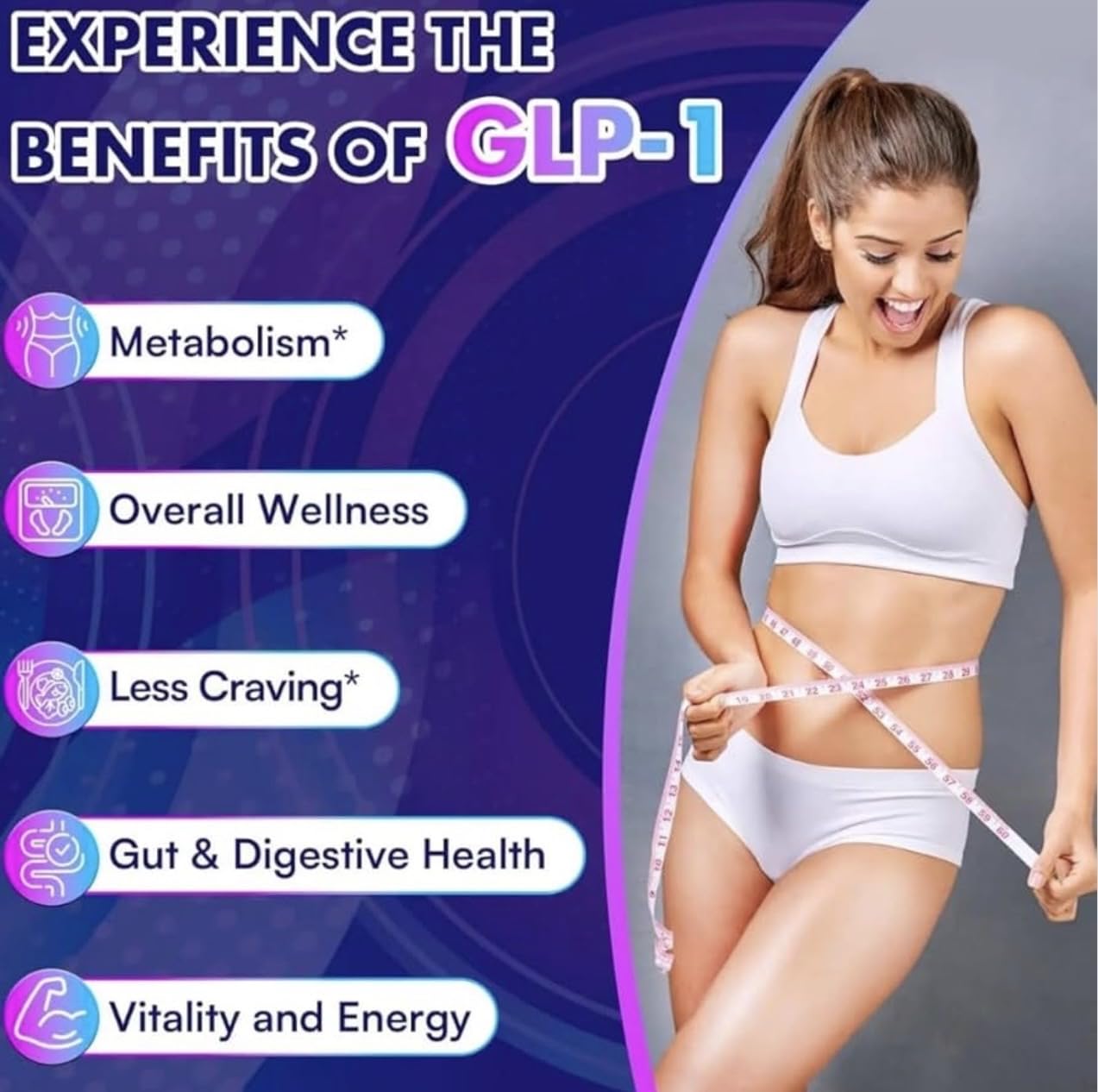 glp 1 benefits for women Amazon.com: Electric Elixir GLP-1 Weight Loss Supplement with Akkermansia