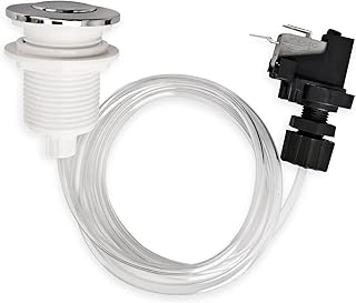 Garbage Disposer Air Switch Kit Air Switch Button Kit for Spa Bathtub Hot Tub Swimming Pool Evolution Food Waste Air Activated Switch Button Kit (1 set)