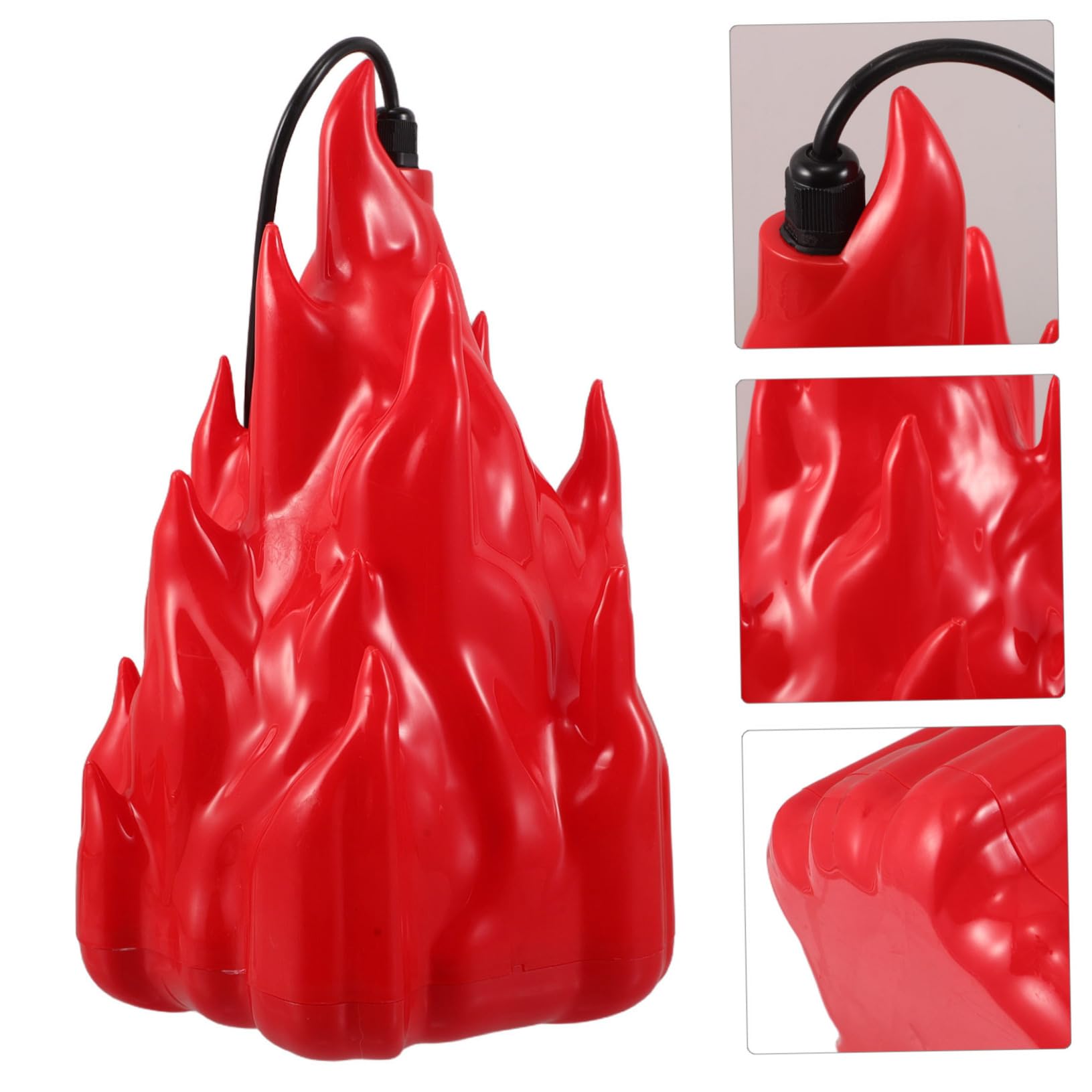 Lampada LED Fiamma Tremolante Finto per Interni ed Esterni Luce Decorativa Campeggio e Feste Halloween Dimensioni Piccole