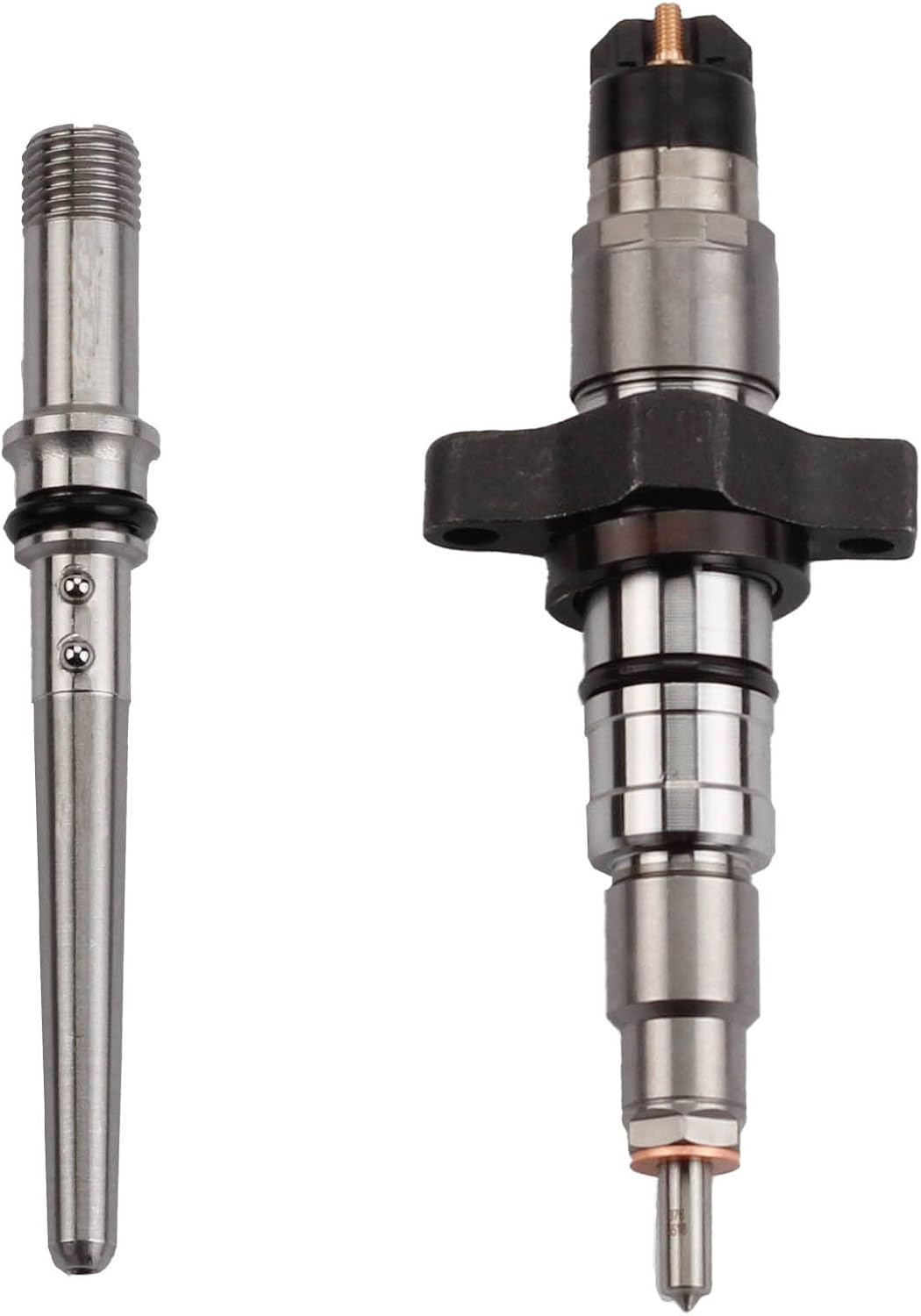 Dasbecan Diesel Fuel Injector With Connector Tube Compatible with 2004 2005 2006 2007 2008 2009 Dodge Ram 2500 3500 Cummins 5.9 Diesel Replace 0986435505 0445120238