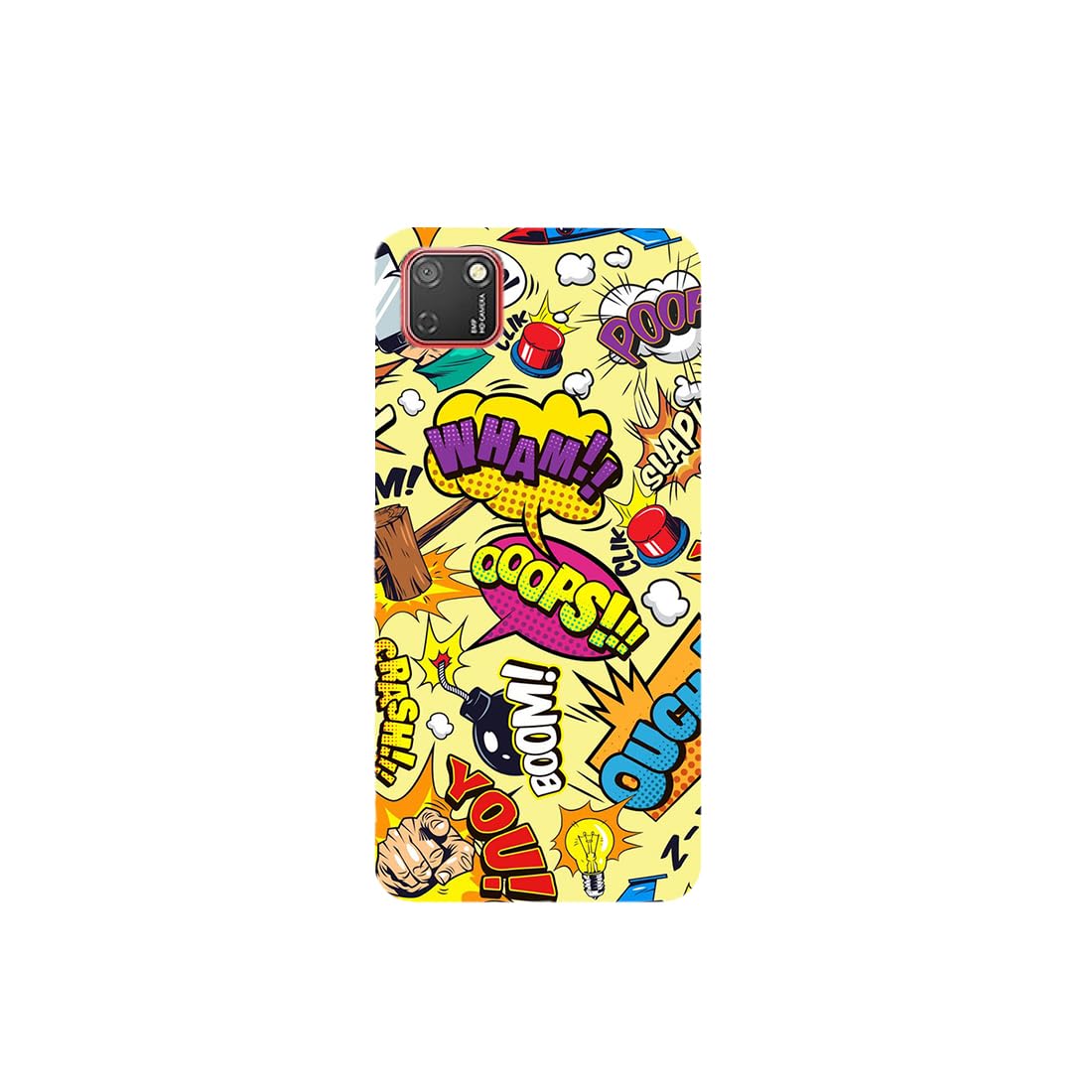 Krafters - Ooops 3D Printed Hard case/Mobile Cover for Honor 9S Multicolor