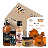 Grill Masters Club Flavor Fiesta Box | Latin-Inspired Sauces, Seasonings, Premium BBQ Spices Sauces | Essential for Cooking, Grilling, and Smoking | Perfect Grill Gift for Men & Women
