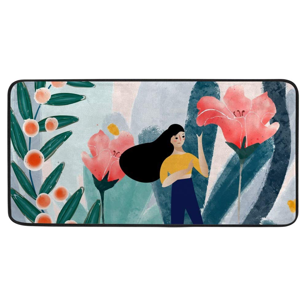 Tapis de cuisine au motif forêt pour une décoration douce et sécurisée
