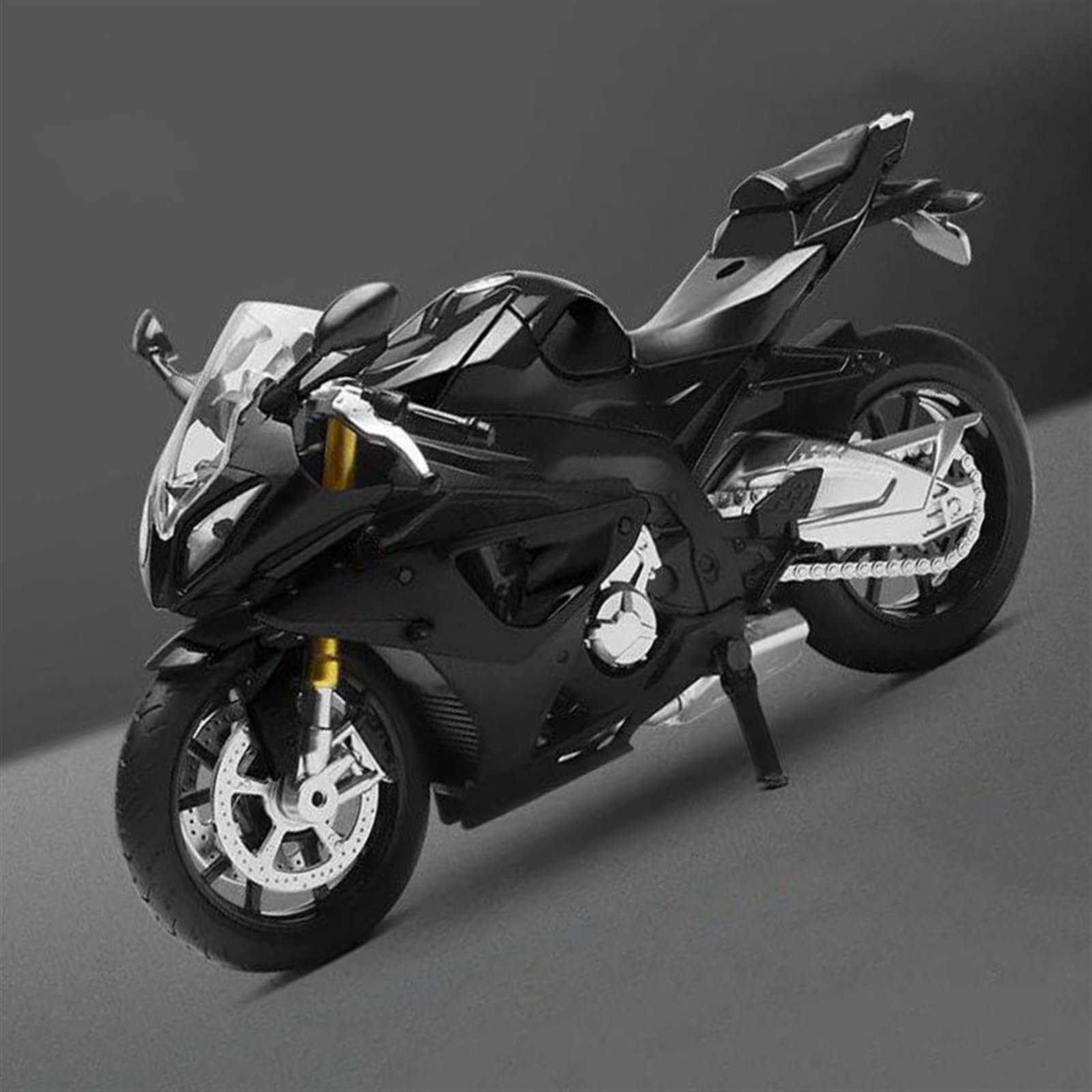 Modello in Scala 1/12 per BMW S1000RR Modello di Moto Pressofuso in Metallo Moto da Collezione