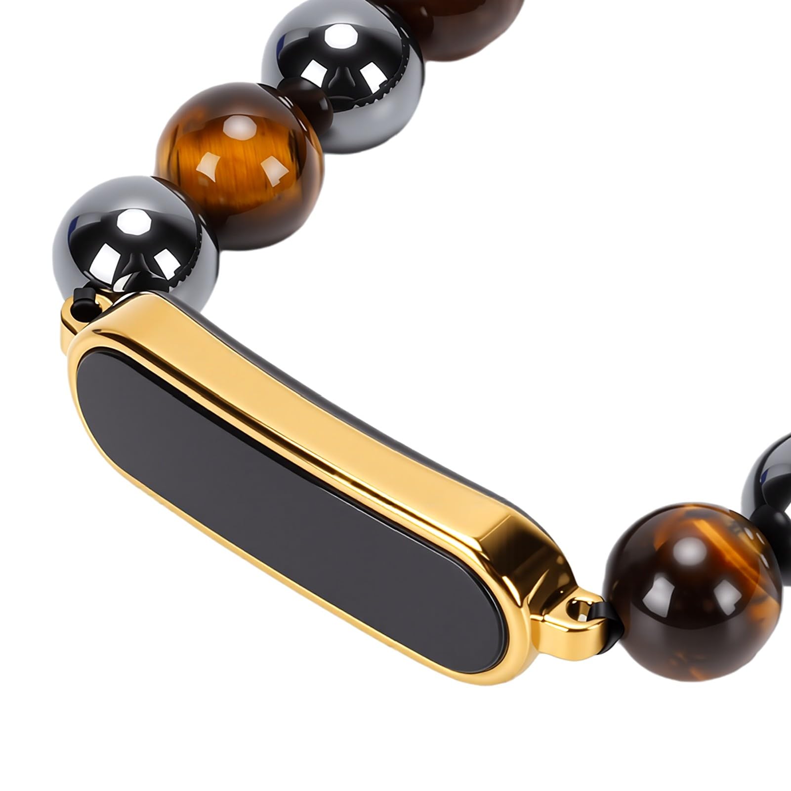 Annadue Bracciale Fitness Tracker Cristallo Smart, Braccialetto (d'oro) | Dotato di Funzione Impermeabile IP68 per il Monitoraggio del Sonno e Promemoria Chiamate, con Oltre 100 modalità Sportive