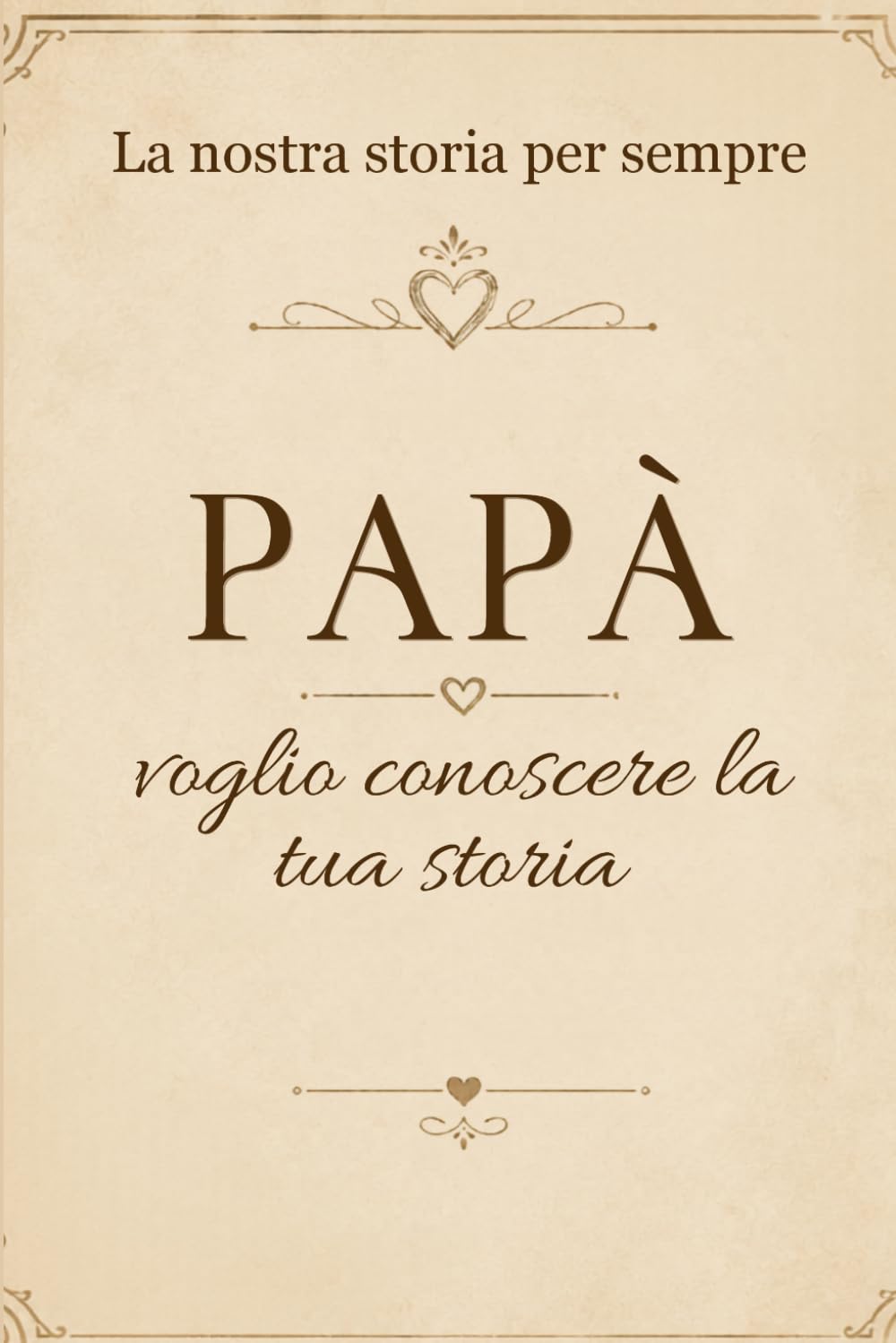 Papà voglio conoscere la tua storia: Un diario guidato per condividere vita, ricordi e saggezza con chi ami