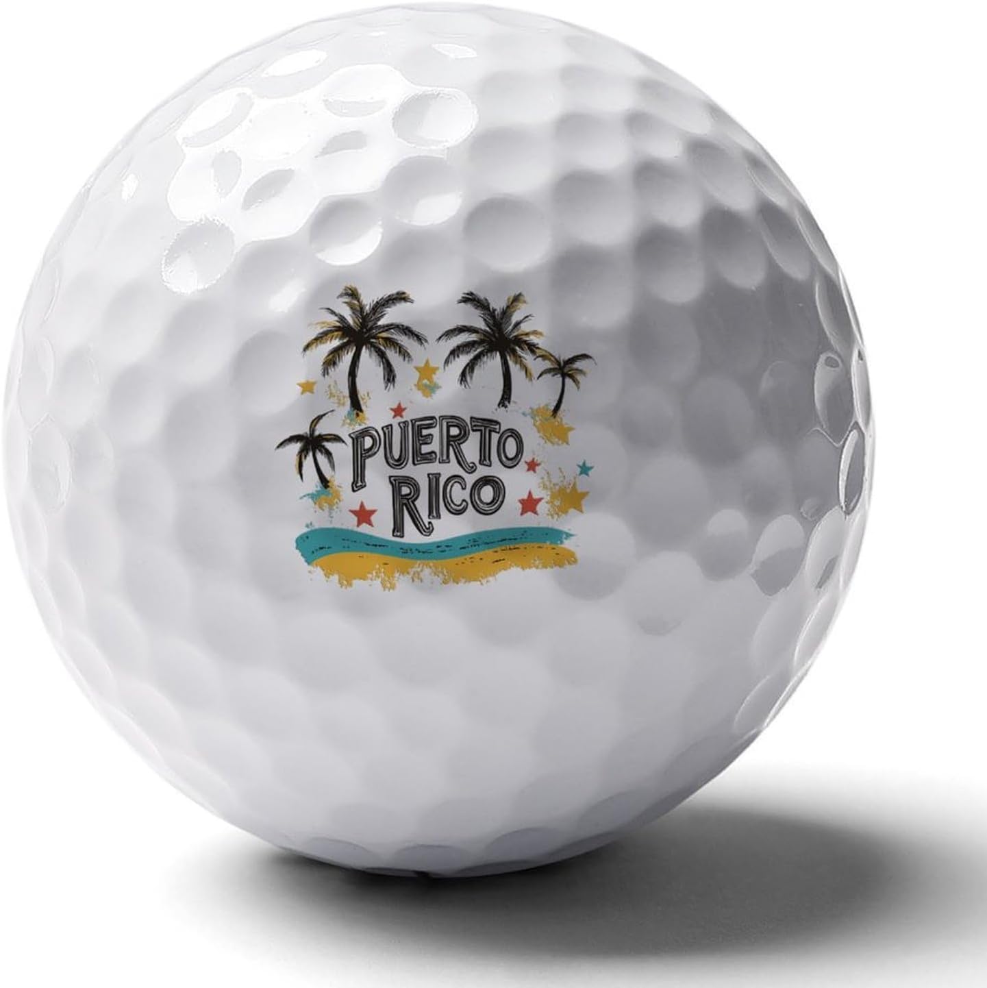 Puerto and Rico Trees Personalized Golf Balls Distance Performance Golf Ball Waterproof