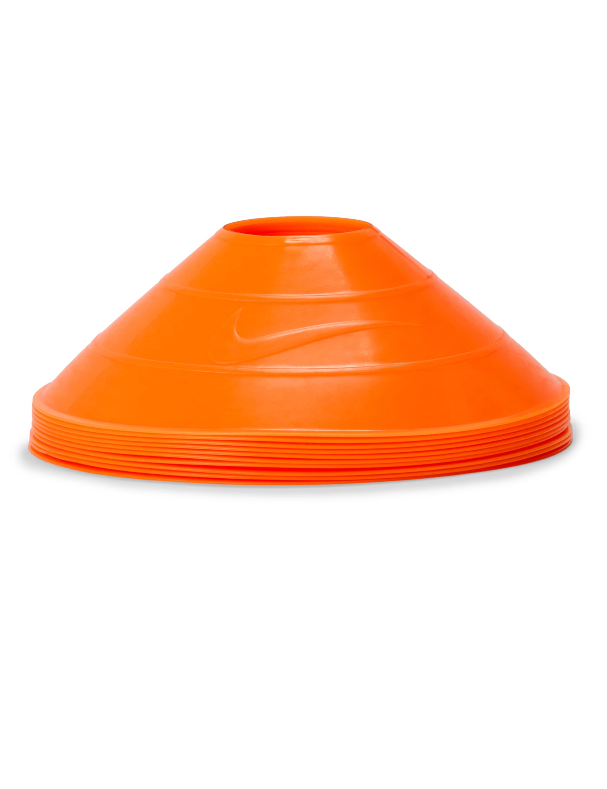 Nike Training Cones 10 Pack – Training Cone Set for Football Training, Agility & Sports Exercises, Total Orange, One Size