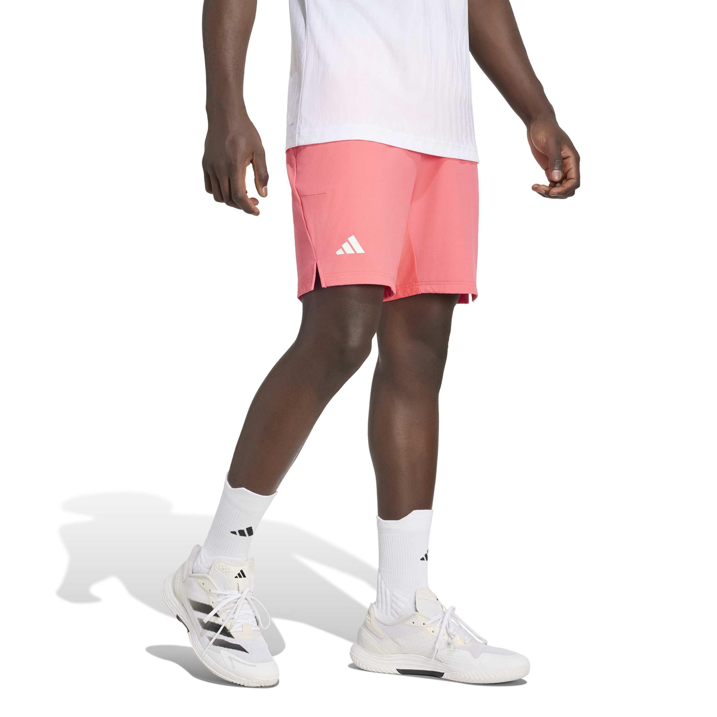 adidas Homme Tennis Climacool Ergo Shorts, Pure Turbo, XL 7 inch