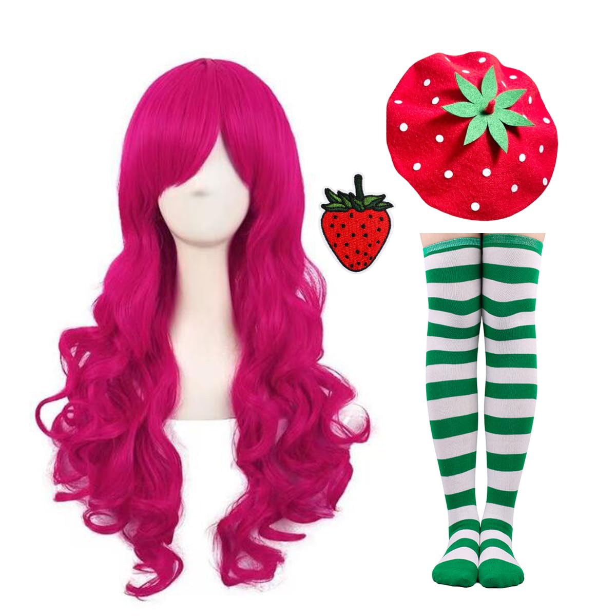 Amazon.com: TOMIGO 5Pcs Strawberry Cosplay Accessories with 