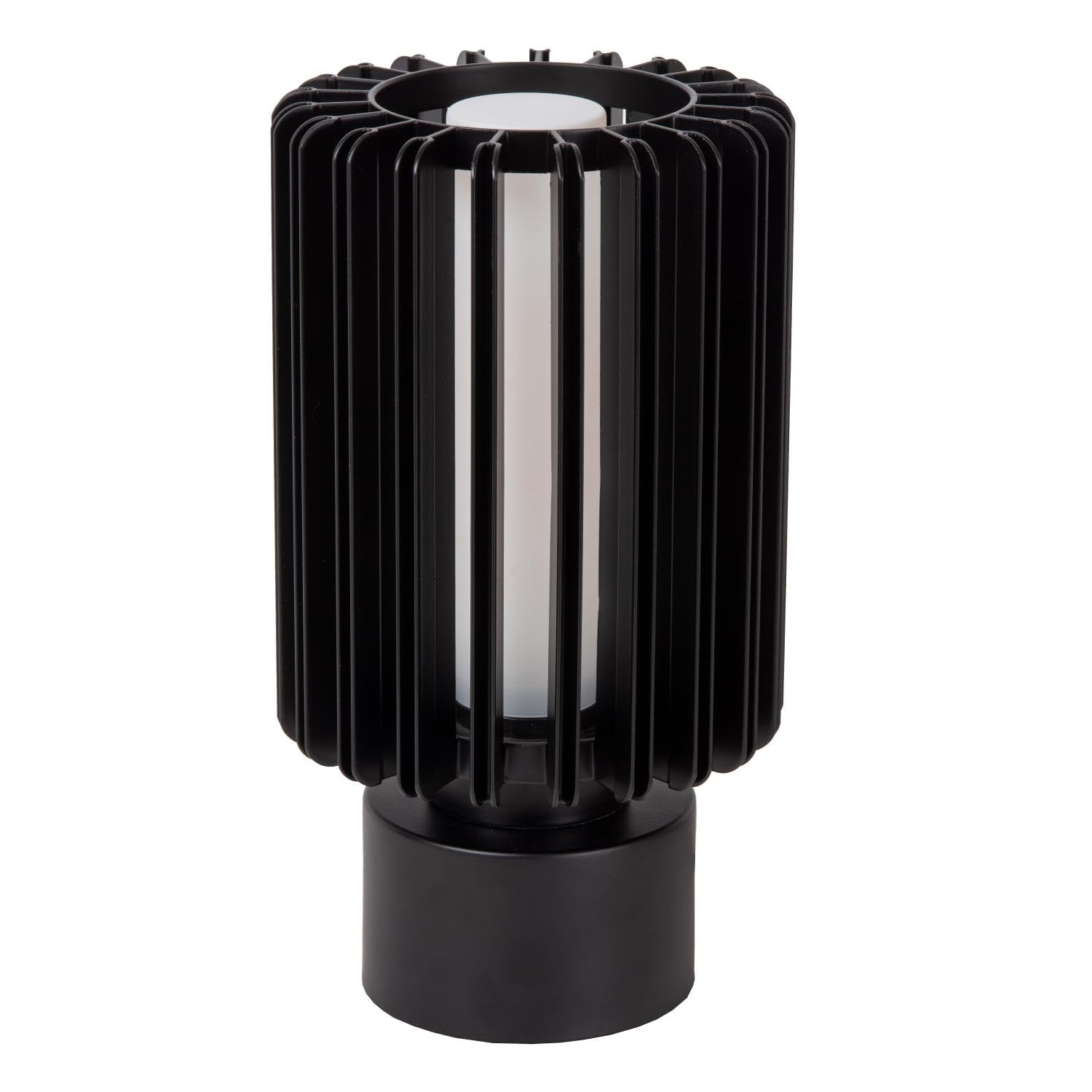 LUCIDE LAMBRES - Lampe de table - Ø 15 cm - 1xE27 - Noir