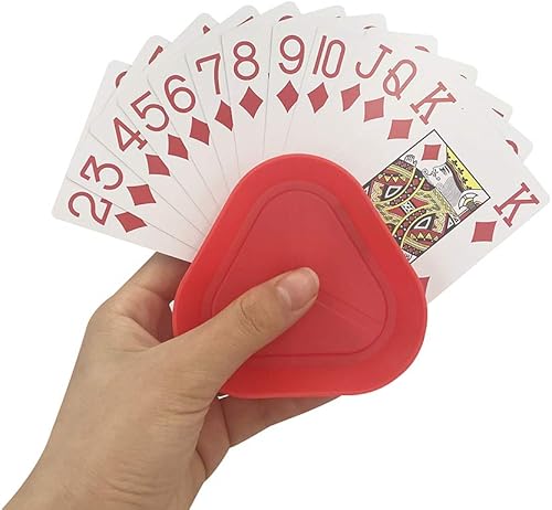 Vista 4 de SEETOOOGAMES Tarjetero manos libres en forma de triángulo, 12 piezas