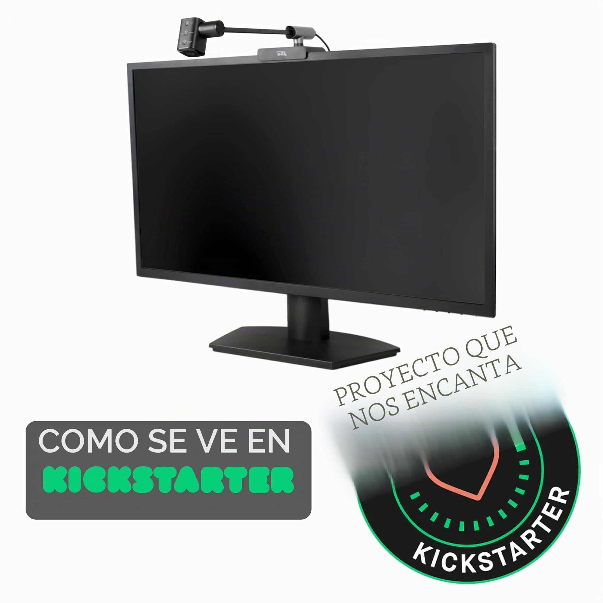 CA Essential Webcam Flex (WC-Flex) - Cámara web HD multifunción con tres posiciones de montaje, vista central para un mejor contacto visual, vista de mesa para compartir escritorio y vista tradicional