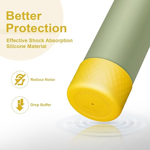 Vista 38 de 2PCS Silicone Water Bottle Boot for Owala 24oz 32oz 40oz, Anti-Slip Protective Sleeve Bottom Bumper Protector for FreeSip, Twist, and Flip Stainless