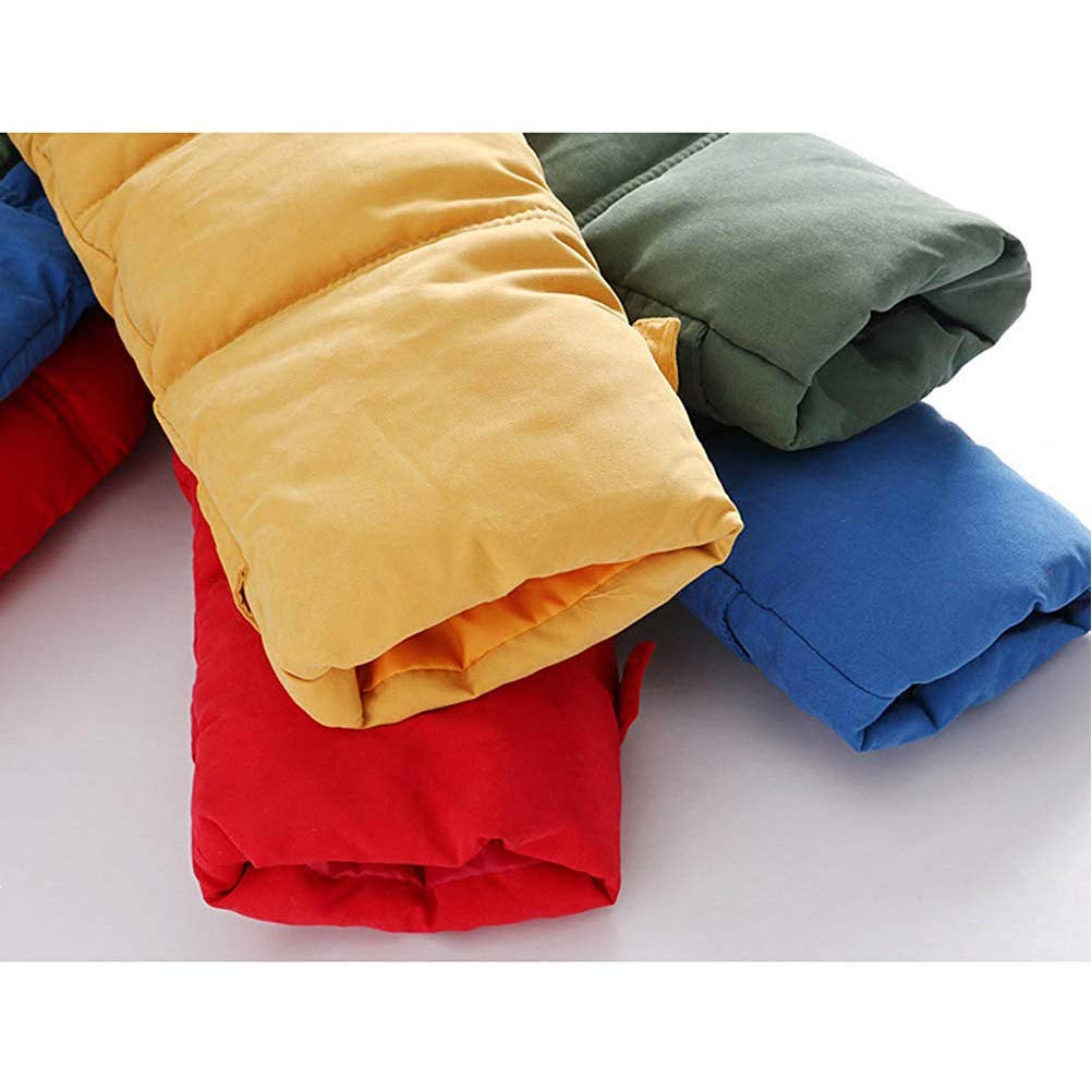Cappotto con Cappuccio Parka Raggazzo Giubbotto Trapuntato da Bimbo Incappucciato Inverno 4-13 Anni
