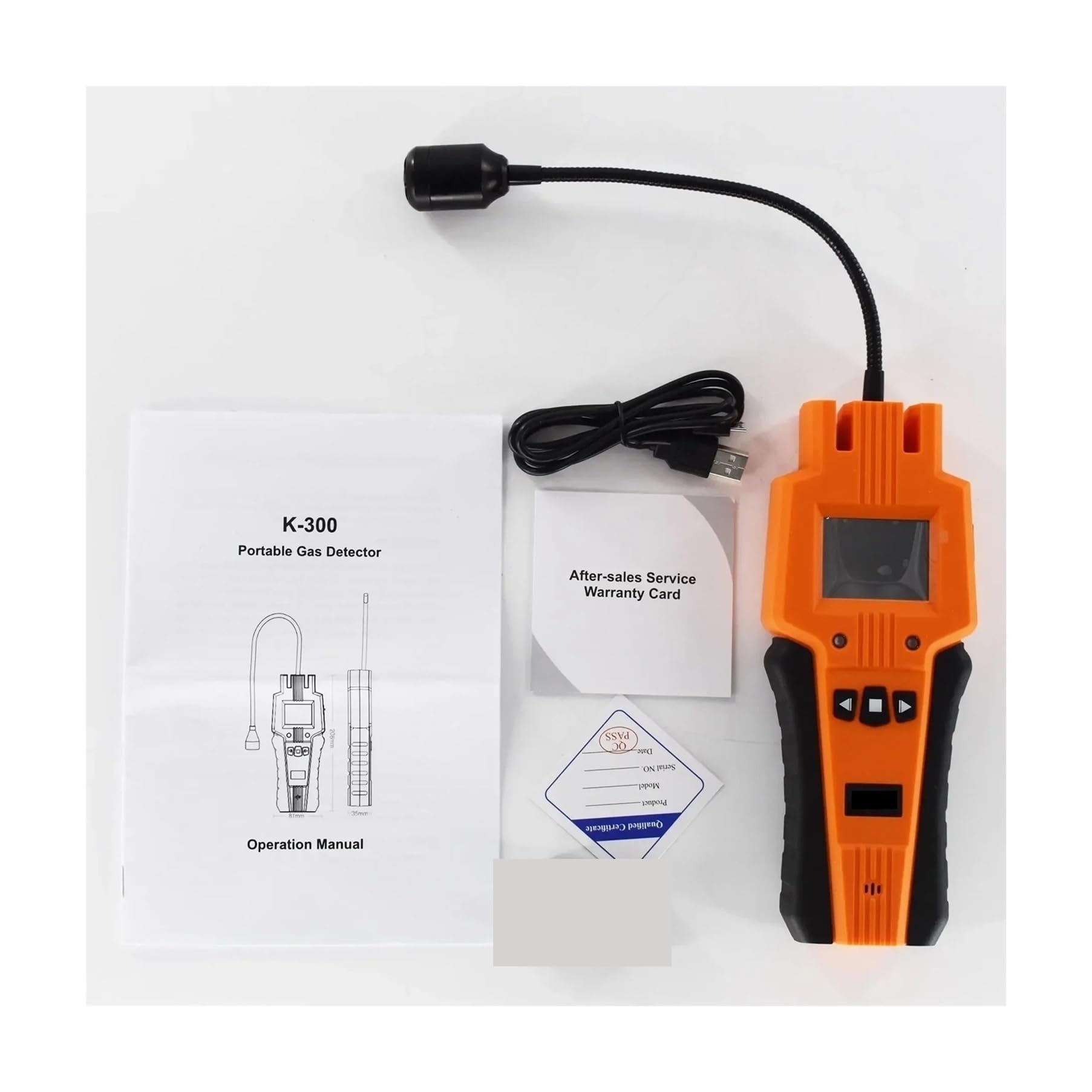 Détecteur de gaz, Détecteur de gaz hydrogène Portable K-300 Analyseur fuites H2 numérique Alarme sonore et visuelle par Vibration