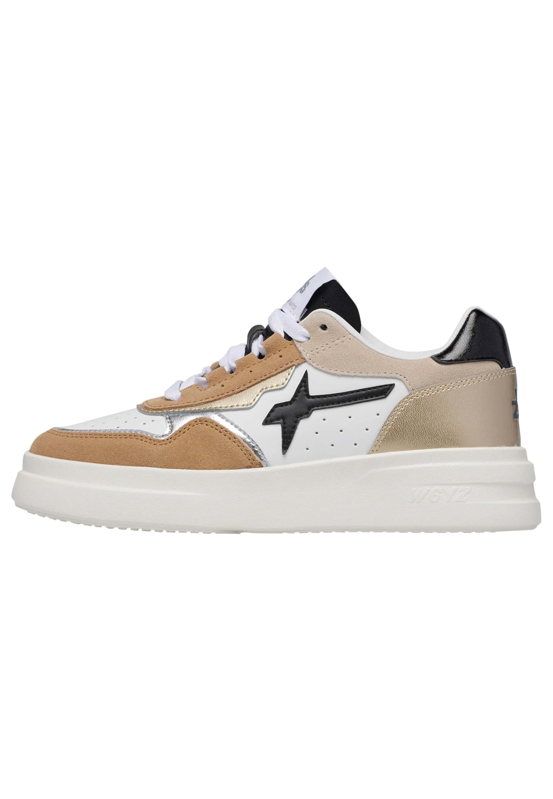 w6yz Women's Trainers Sand White Platinum Xenia-W, Beige, 5 UK