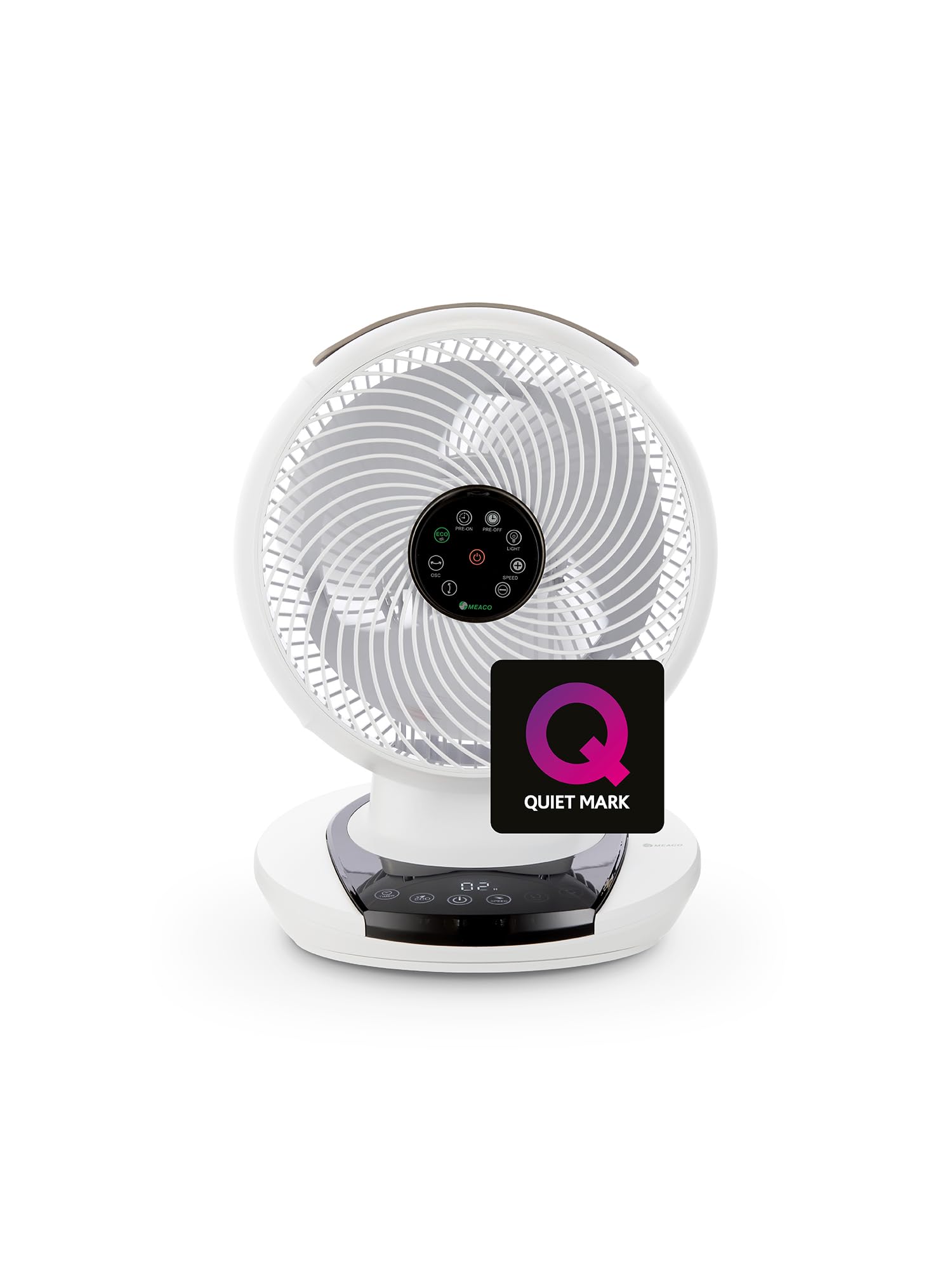 MEACO MeacoFan 1056 Ventilator inklusive Tasche – Leistungsstarker, energieeffizienter, energiesparender, leiser, kühlender Tischventilator fürs Schlafzimmer, Zuhause und Büro…
