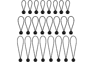 4,6,9 Inch Ball Bungee, Bungee String Cords with Tarp Balls