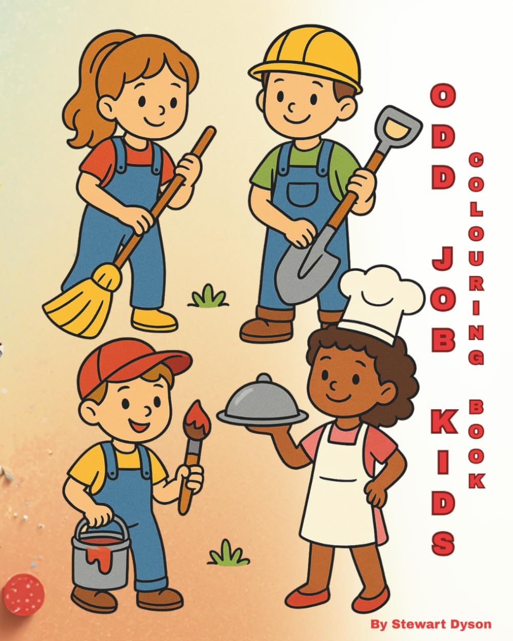 Odd Job Kids COLOURING BOOK: 100 different jobs to bring to life with bright colours!