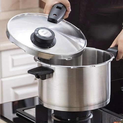 Miniatura 5 de SEIJY Olla a presión, utensilios de cocina de acero inoxidable, cocina de inducción doméstica, cocina de gas, olla a presión universal a prueba de