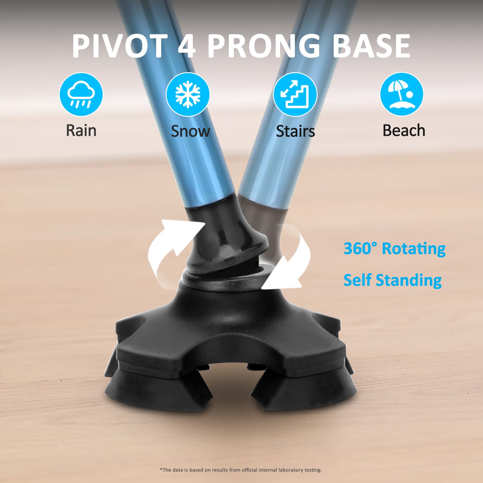 Rehand Bastone da passeggio per uomini e donne, pieghevole, regolabile, leggero, autoportante, con impugnatura morbida, con borsa da viaggio, bastone da passeggio per anziani e adulti