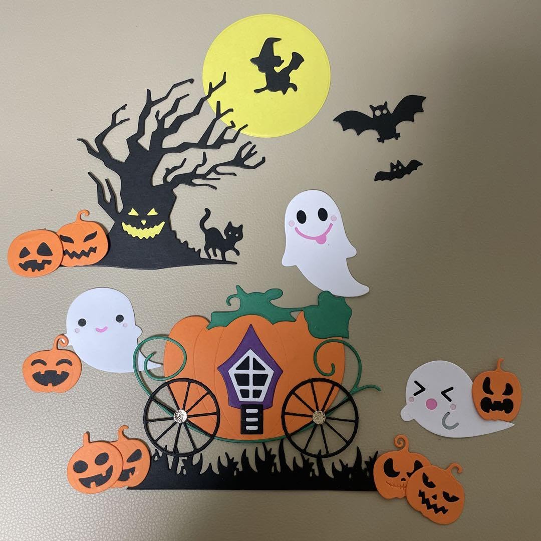 クラフトパンチ ハロウィンセット ダイカット ペーパークラフト Amazon.co.jp: クラフトパンチ ハロウィン セット ダイカット