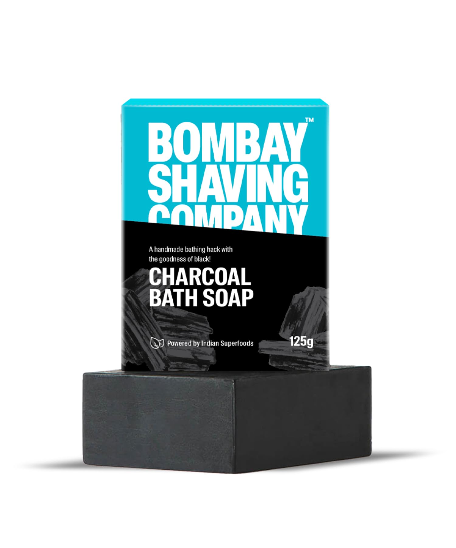 Bombay Shaving Company Deep Cleansing Charcoal Bath Soap, 125 g