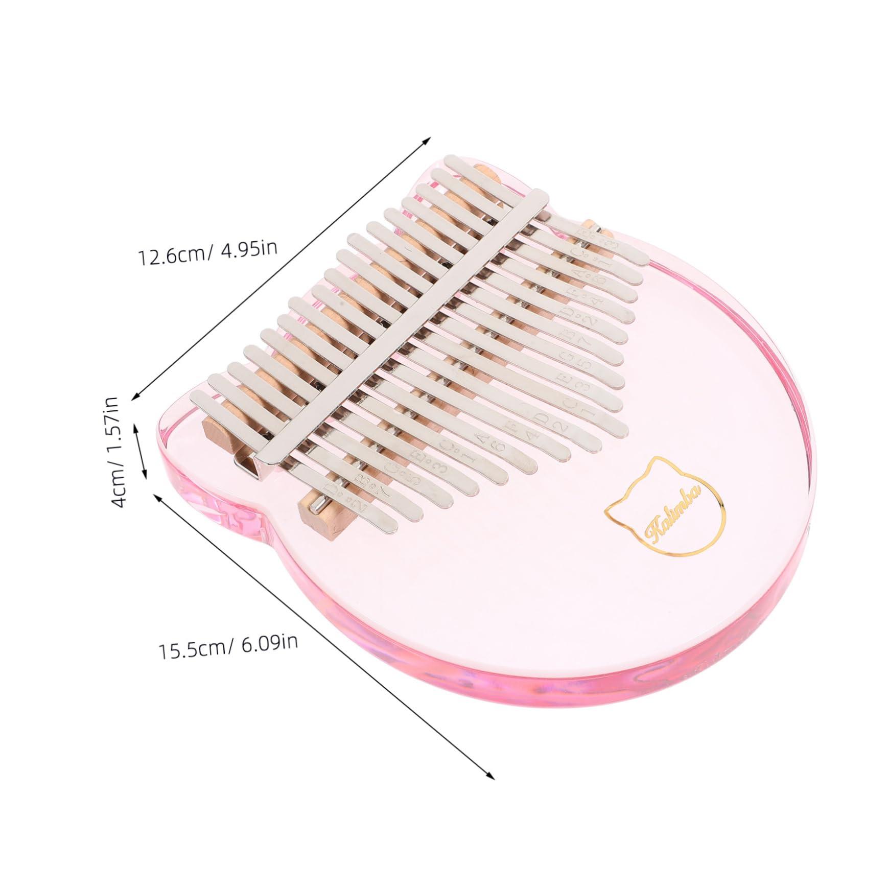 FUNOMOCYA 1Set Key Acrylic Finger Piano with Carrying Case Portable Thumb Piano for Beginners and Advanced Players Bright Sound for Performance and Relaxation