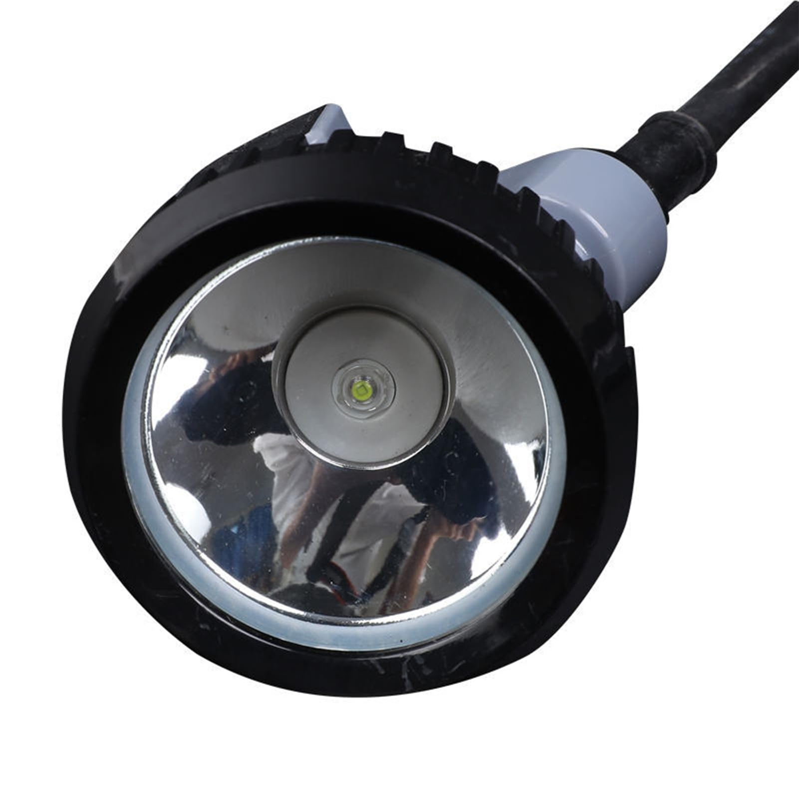 Bezpieczeństwo Lampa górnicza, super jasna lampa górnicza LED Wodoodporna latarka czołowa Latarka przeciwwybuchowa odporna na twardą czapkę,12000mAh