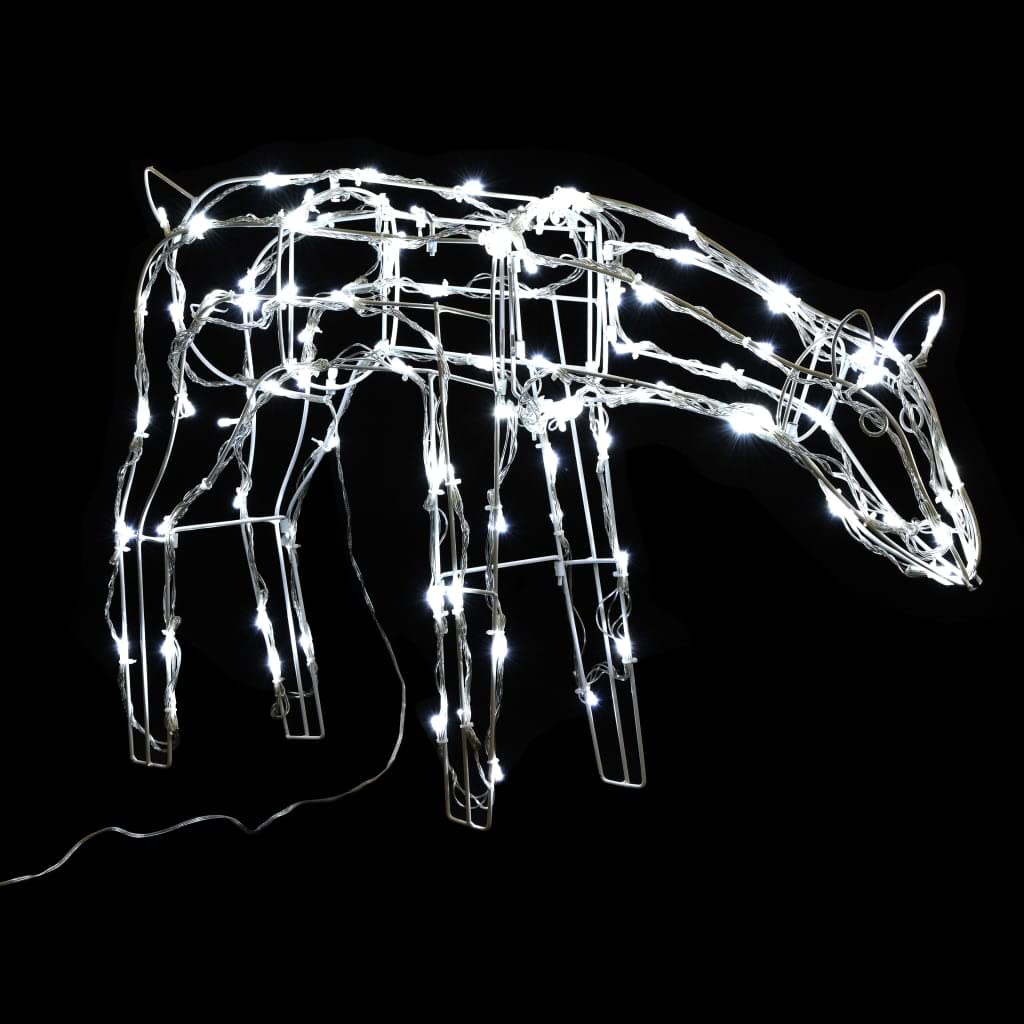 homiuse 3 piezas de iluminación navideña de renos 229 LED decoración exterior Navidad decoración exterior reno estatuilla renos decoración exterior iluminación modos de iluminación