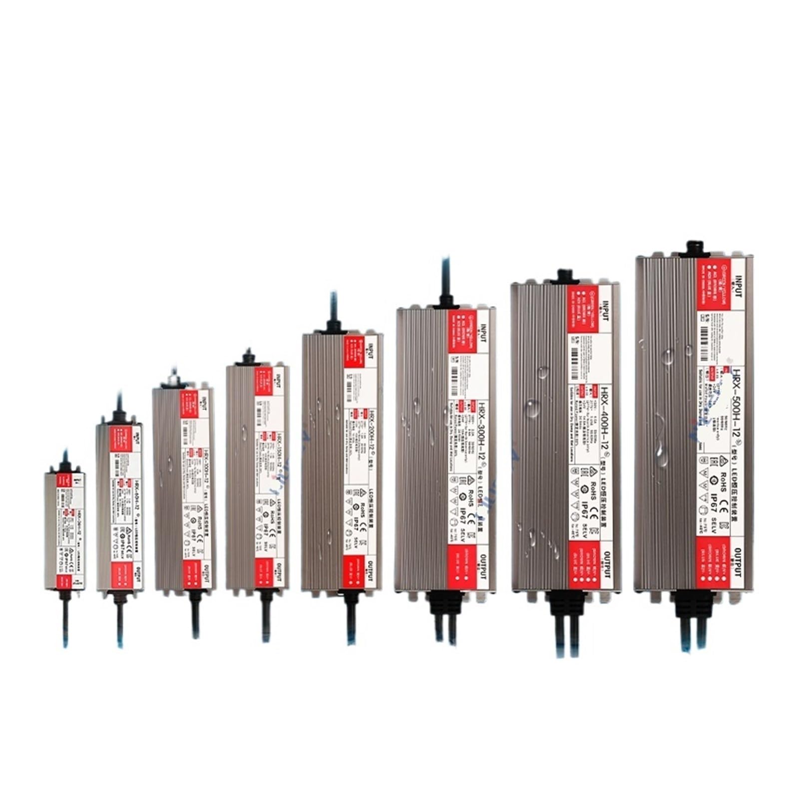 Trasformatore di illuminazione impermeabile AC 220V a DC 12V 24V Adattatore di alimentazione driver LED 36W 100W 150W 200W 400W 500W 600W alimentatore(600W,12V)