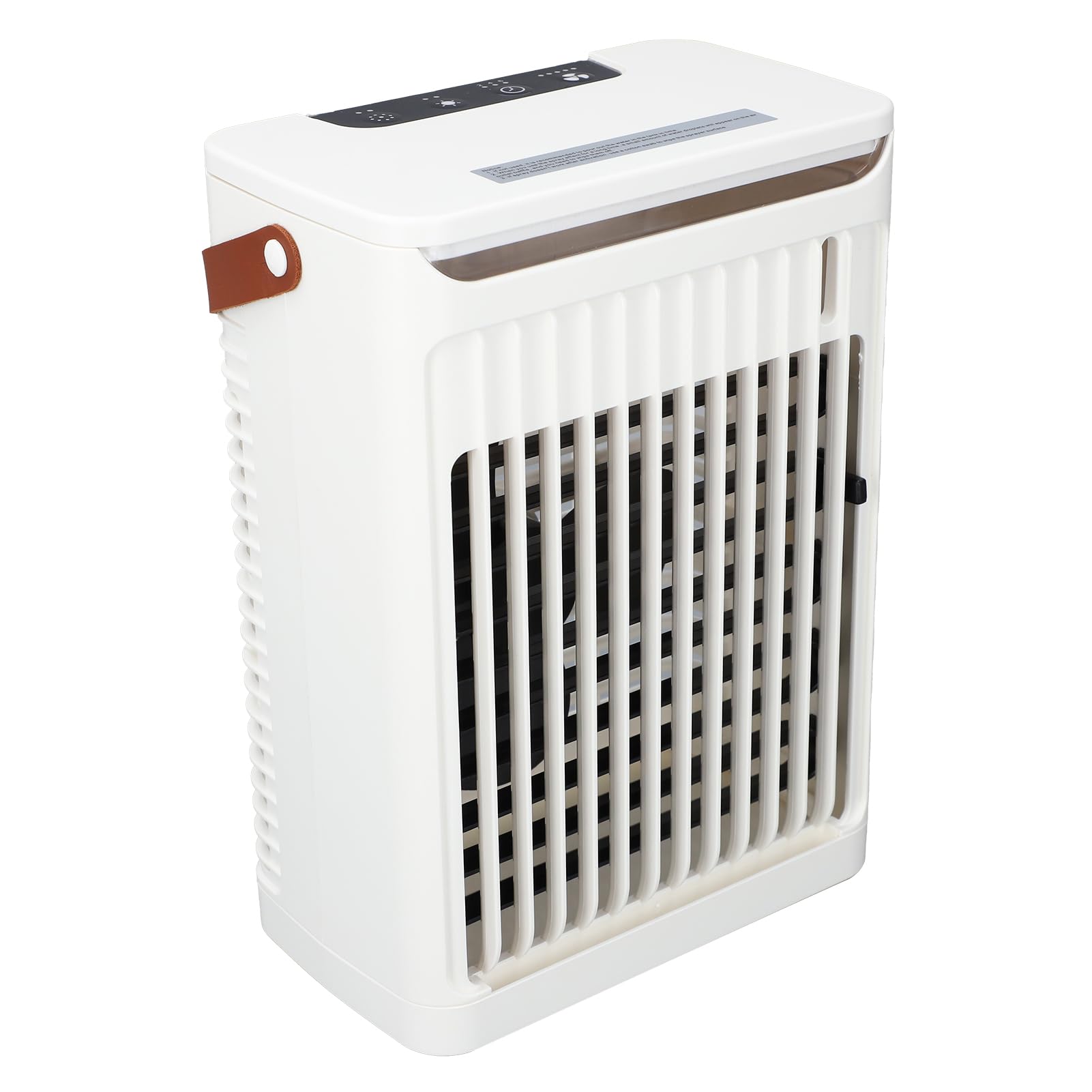 Aire acondicionado portátil, 2 nieblas frías, ventilador de 5 velocidades, 7 LED, tanque de 680 ml, mini enfriador USB, humidificador de niebla para oficina en casa