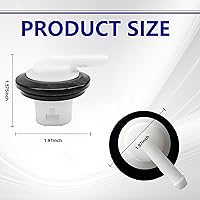 Vista 2 de Válvula de ventilación de tanque de combustible con kit de sello de ojal, compatible con modelos Jeep Cherokee, Grand Cherokee, Comanche y Wrangler