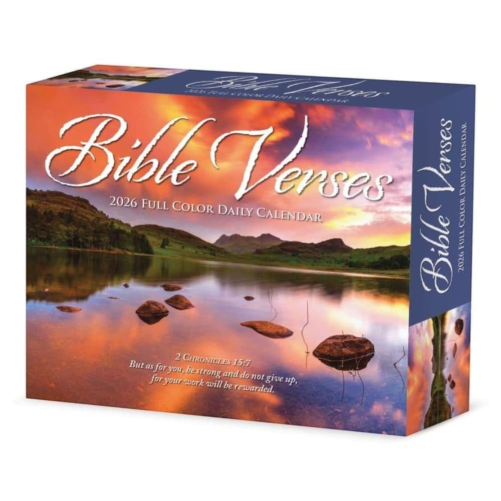 Bible Verses 2026 Box Calendar