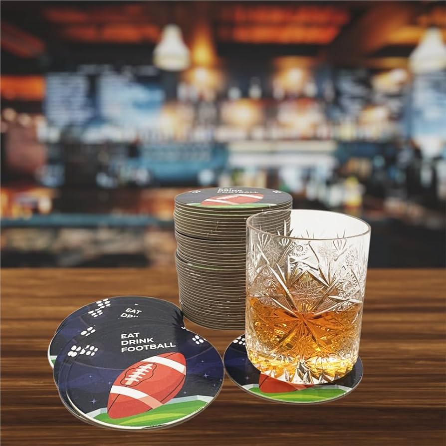 Drink coasters cardboard 2025