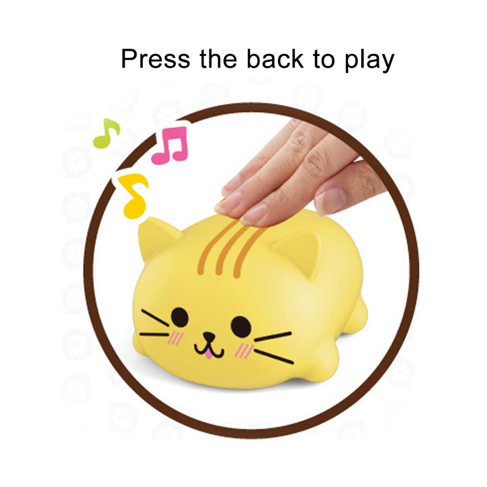 Cryfokt Juguete a Escala Musical de 8 Uds para un Aprendizaje Divertido con Gatitos y Cachorros para Niños y Silicona Segura para Toda la Familia 8*6*3,5 Cm (Gata)