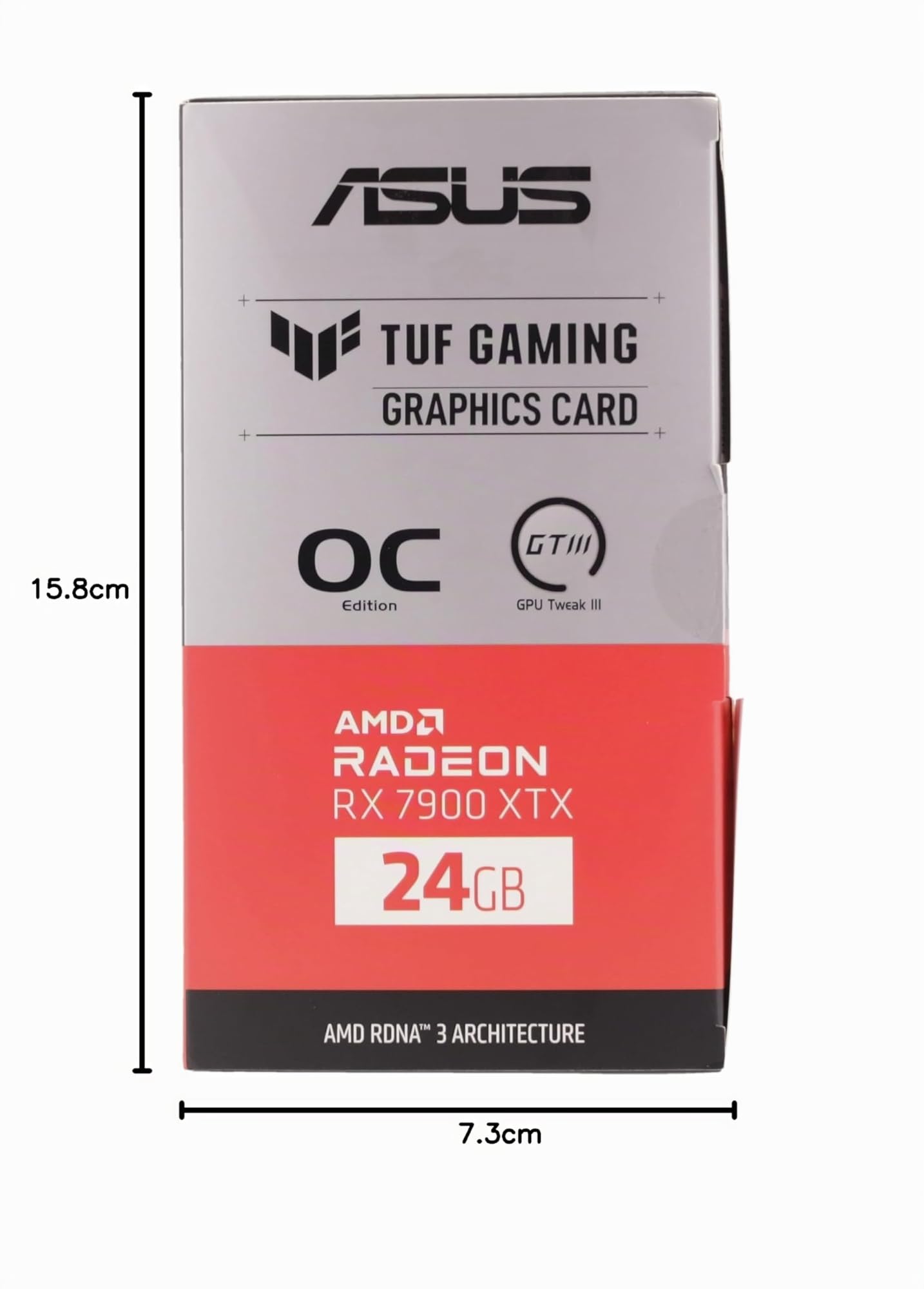 ASUS TUF Gaming Radeon RX 7900 XTX OC Edition 24GB GDDR6 - Tarjeta Gráfica Gaming (PCIe 4.0, HDMI 2.1a, DisplayPort 2.1)