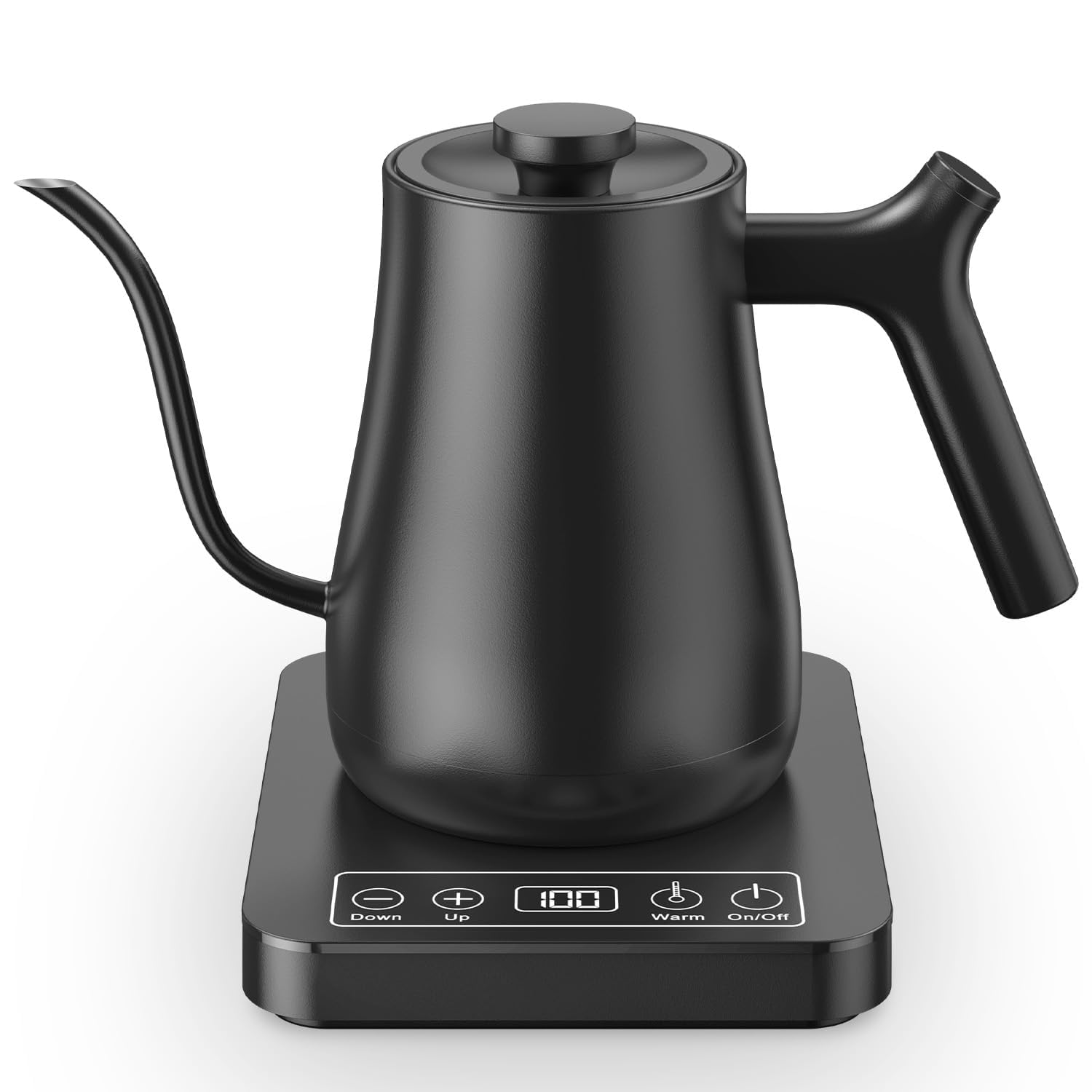 Amazon | 電気ケトル 温度調節 コーヒーケトル 細口 ドリップケトル