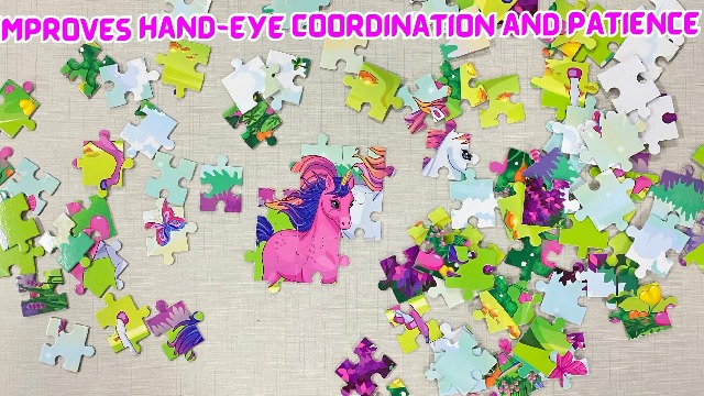 Buy BOOKFORD 96Pcs Era of Unicorn Jigsaw Puzzle for Kids and