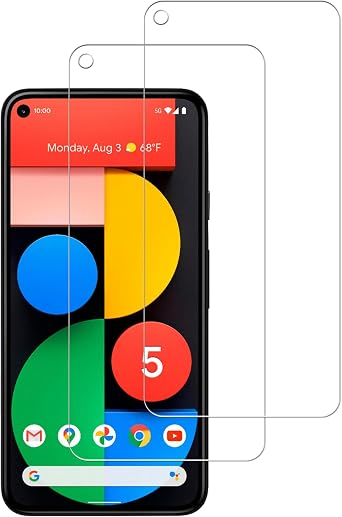 Tempered Glass Film For Google Pixel 5 Screen Protector 2-Pack