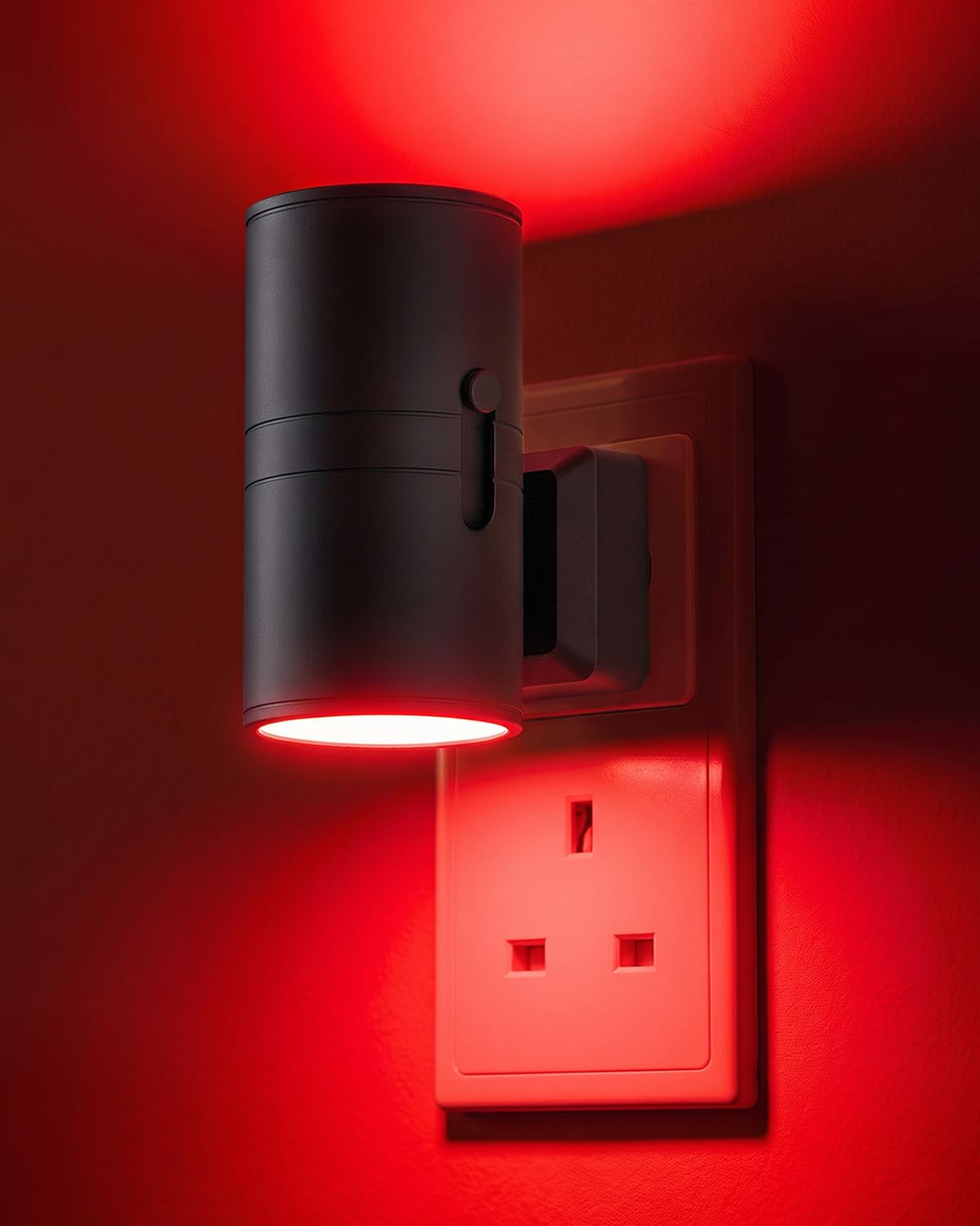 630nm Red Night Light Plug in Wall with Dusk to Dawn Sensor& Dimmable