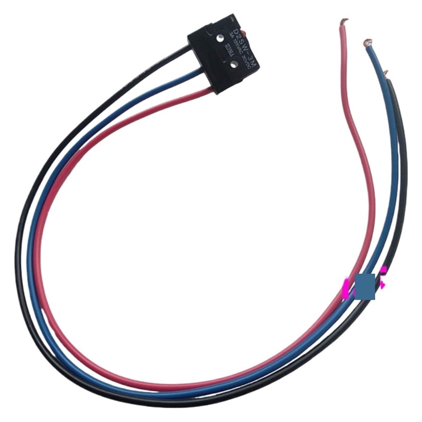 2pcs Micro Switch D2SW-3M D2SW-P2M 3L1M 3L2M 3L3M 01M 01MS 01L1M 01L2M 01L3M(D2SW-3L2M)