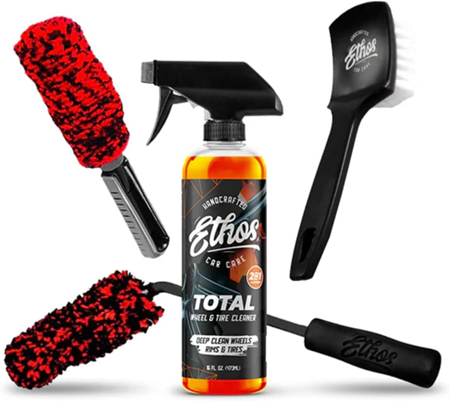 Ethos Handcrafted Car Care TOTAL Wheel & Tire Cleaning Kit