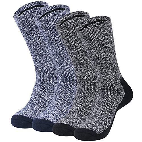 80% Merino Wool Socks Mens, Women Winter Hiking Athletic Socks Thermal Outdoor Sports